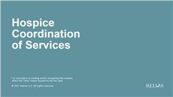 Hospice Coordination of Services