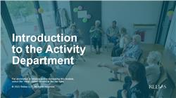 Introduction to the Activity Department