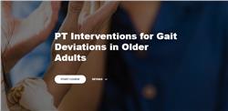 PT Interventions for Gait Deviations in Older Adults