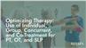 Optimizing Therapy Delivery: Use of Individual, Group, Concurrent, and Co-Treatment for PT, OT, and SLP